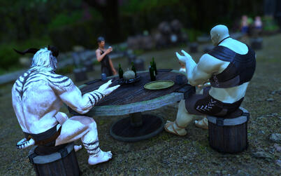 "What you mean, too much alcohol?"